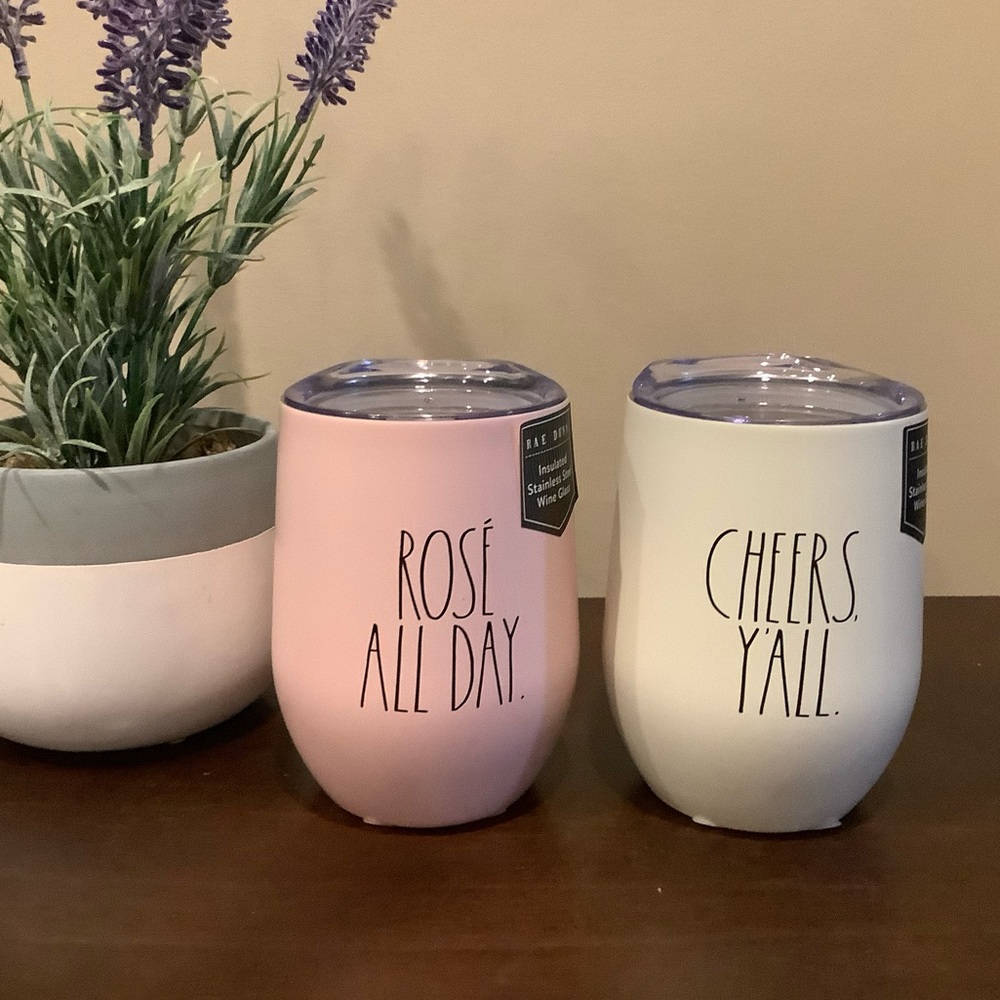 Rae Dunn Insulated Stainless Wine Cup Glass - Your Choice🍷